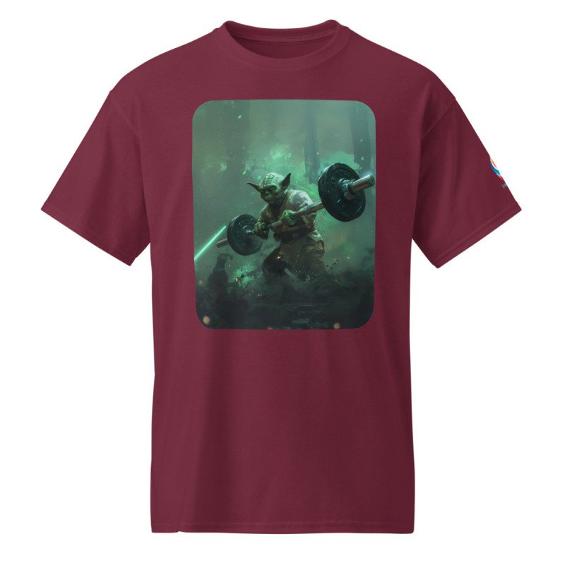 GYMRAT 002 YODA MAESTRO DE LA BARRA 01 (SIMPLE) - UNISEX Camiseta DryBlend® GYMRAT 002 YODA MAESTRO DE LA BARRA 01 (SIMPLE) - UNISEX Camiseta DryBlend®