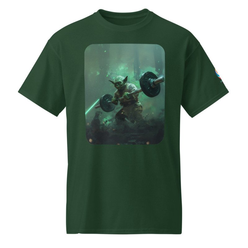 GYMRAT 002 YODA MAESTRO DE LA BARRA 01 (SIMPLE) - UNISEX Camiseta DryBlend® GYMRAT 002 YODA MAESTRO DE LA BARRA 01 (SIMPLE) - UNISEX Camiseta DryBlend®