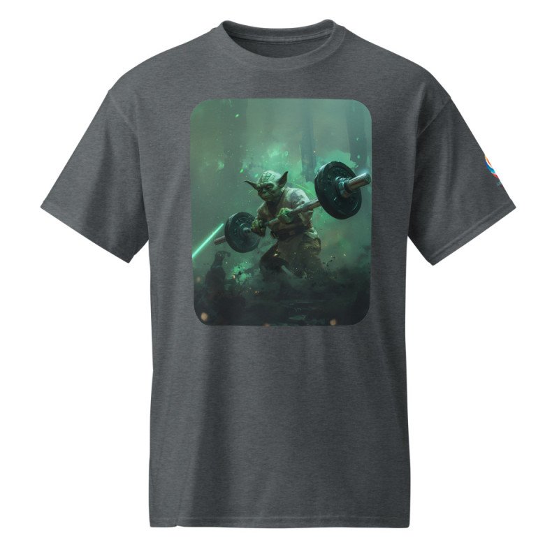 GYMRAT 002 YODA MAESTRO DE LA BARRA 01 (SIMPLE) - UNISEX Camiseta DryBlend®