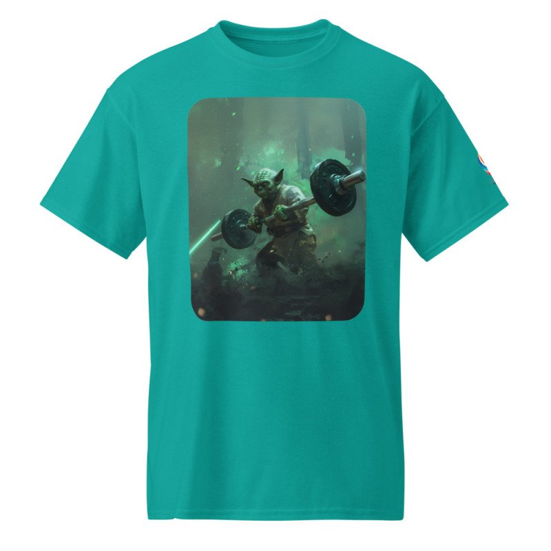 GYMRAT 002 YODA MAESTRO DE LA BARRA 01 (SIMPLE) - UNISEX Camiseta DryBlend® GYMRAT 002 YODA MAESTRO DE LA BARRA 01 (SIMPLE) - UNISEX Camiseta DryBlend®