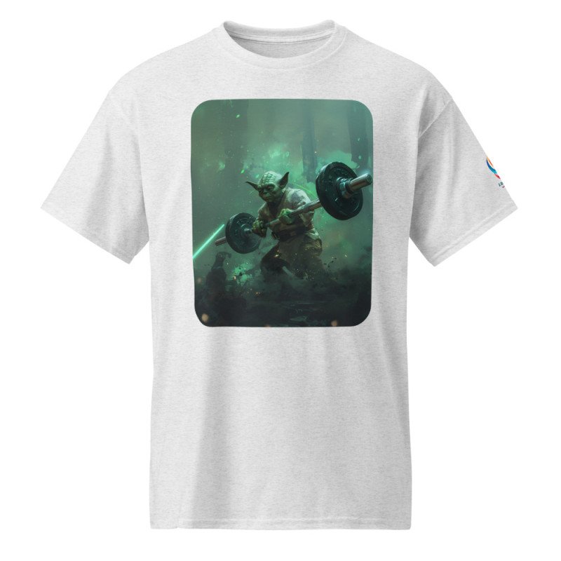 GYMRAT 002 YODA MAESTRO DE LA BARRA 01 (SIMPLE) - UNISEX Camiseta DryBlend® GYMRAT 002 YODA MAESTRO DE LA BARRA 01 (SIMPLE) - UNISEX Camiseta DryBlend®