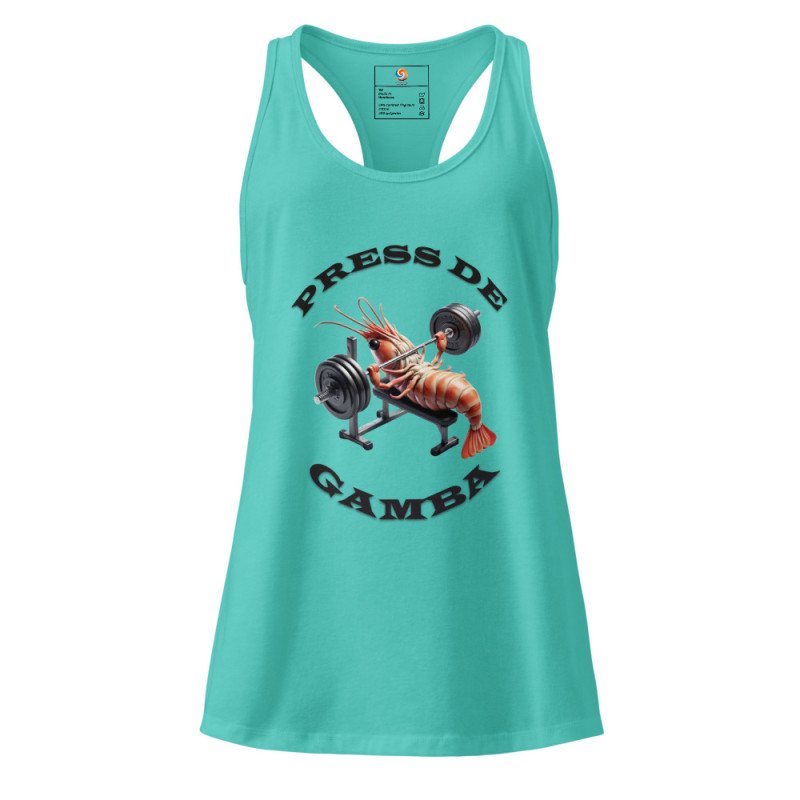 GYMRAT 001 PRESS DE GAMBA - MUJER Camiseta de tirantes ajustada GYMRAT 001 PRESS DE GAMBA - MUJER Camiseta de tirantes ajustada