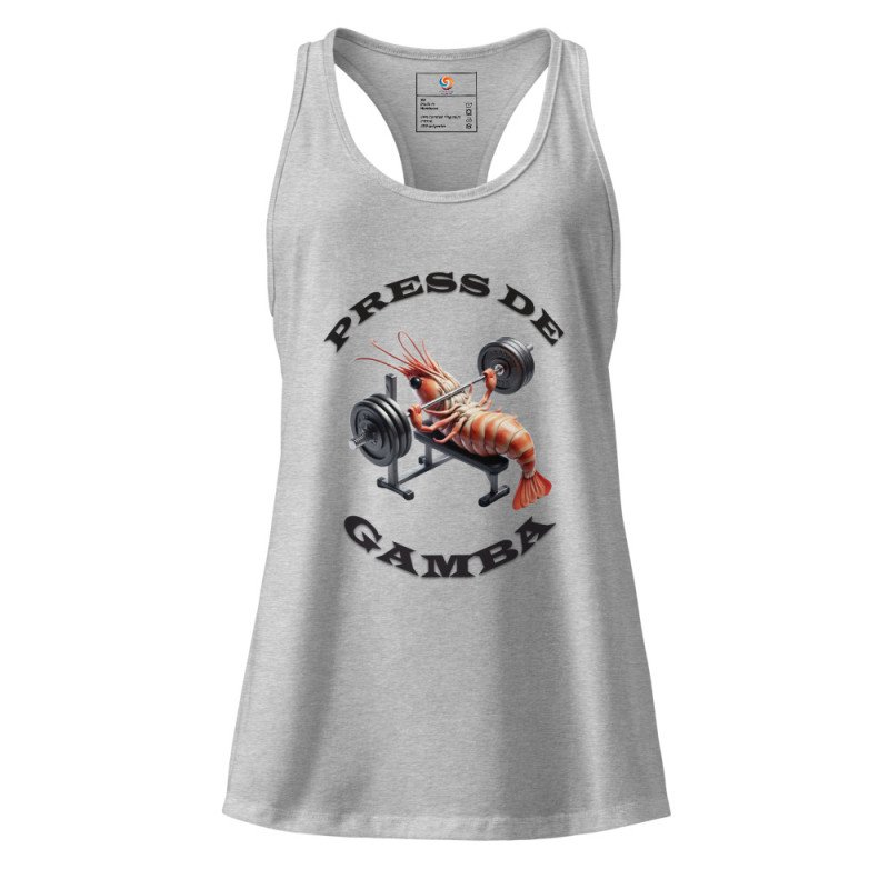 GYMRAT 001 PRESS DE GAMBA - MUJER Camiseta de tirantes ajustada GYMRAT 001 PRESS DE GAMBA - MUJER Camiseta de tirantes ajustada