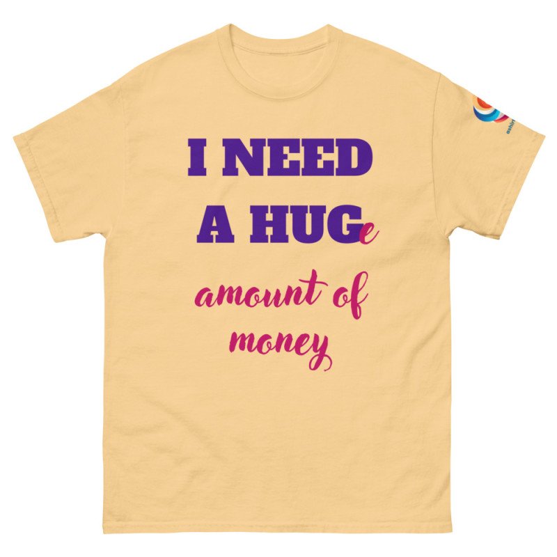 V0003 I NEED A HUG - UNISEX Camiseta clásica (colores claros)