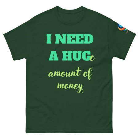 V0003 I NEED A HUG - UNISEX Camiseta clásica (colores oscuros)