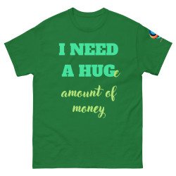 V0003 I NEED A HUG - UNISEX Camiseta clásica (colores oscuros)