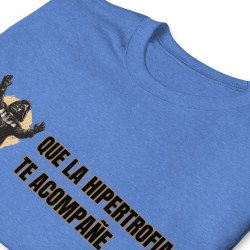 GYMRAT 008 QUE LA HIPERTROFIA TE ACOMPAÑE (basic) - Unisex Camiseta de manga corta