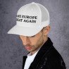 SOCIAL 001 MEGA Make Europe Great Again - Gorra trucker (letras negras)