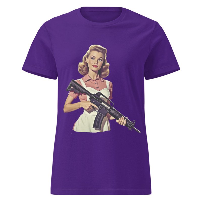 V0006 Girl Power 02 Camiseta básica para mujer V0006 Girl Power 02 Camiseta básica para mujer