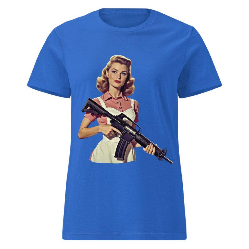 V0006 Girl Power 02 Camiseta básica para mujer V0006 Girl Power 02 Camiseta básica para mujer