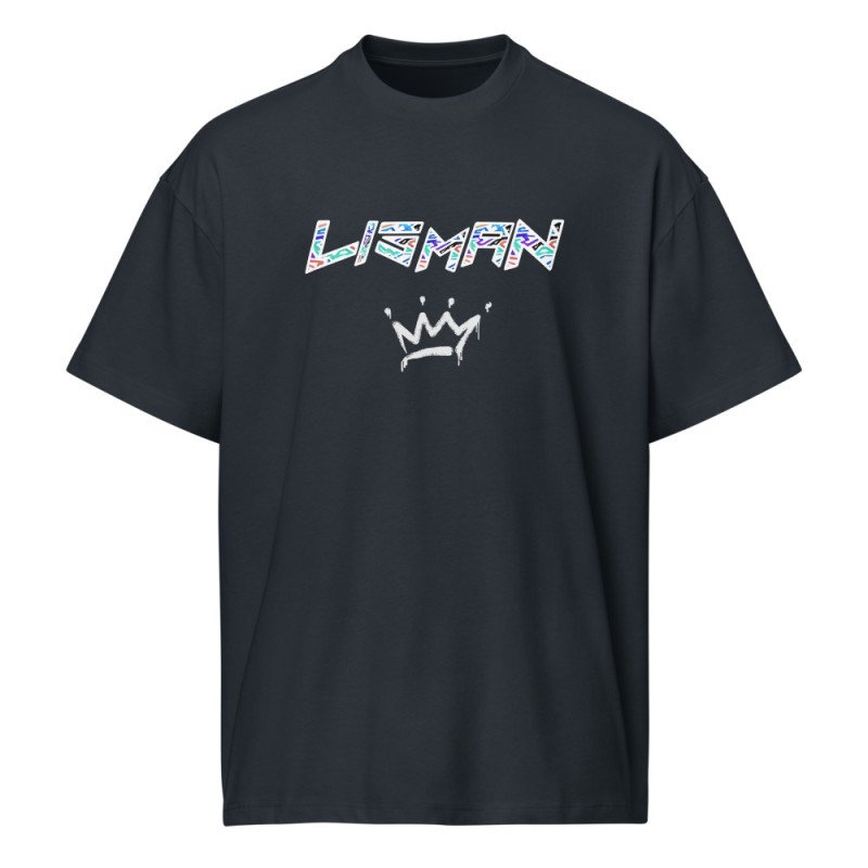 V0012 RAPPER 01 - Camiseta Masculina Boxy Hip Hop Diseño Personalizado (oscura)