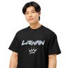 V0012 RAPPER 01 - Camiseta Masculina Boxy Hip Hop Diseño Personalizado (oscura)