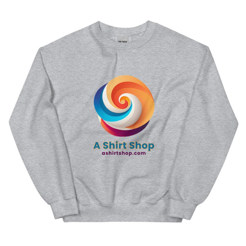 A Shirt Shop Sudadera unisex (colores claros, logo normal) A Shirt Shop Sudadera unisex (colores claros, logo normal)