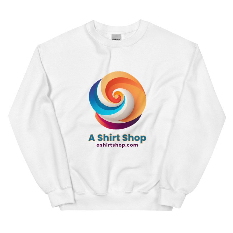 A Shirt Shop Sudadera unisex (colores claros, logo normal) A Shirt Shop Sudadera unisex (colores claros, logo normal)