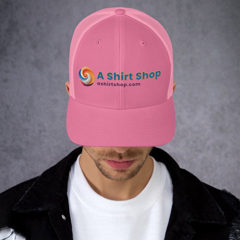 A Shirt Shop Gorra tipo trucker (colores claros, logo normal)
