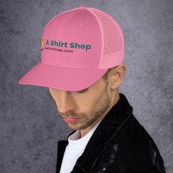 A Shirt Shop Gorra tipo trucker (colores claros, logo normal)