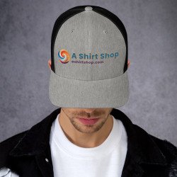 A Shirt Shop Gorra tipo trucker (colores claros, logo normal)