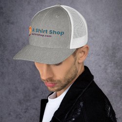 A Shirt Shop Gorra tipo trucker (colores claros, logo normal)