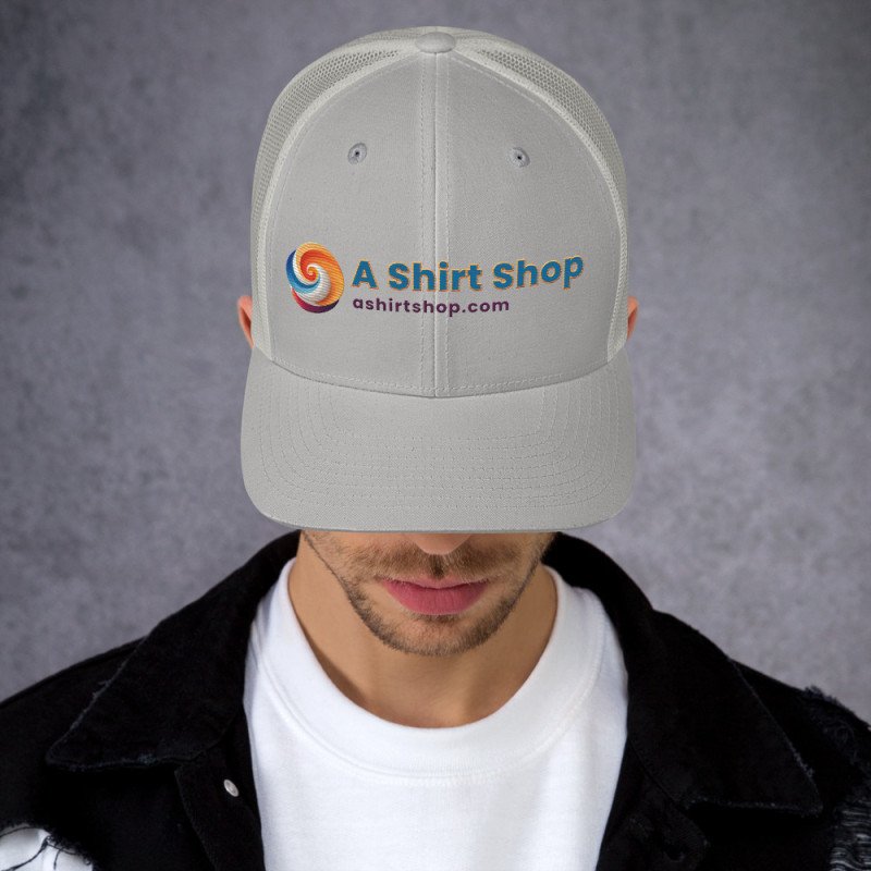 A Shirt Shop Gorra tipo trucker (colores claros, logo normal)