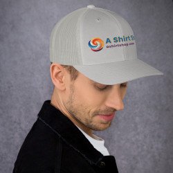 A Shirt Shop Gorra tipo trucker (colores claros, logo normal)