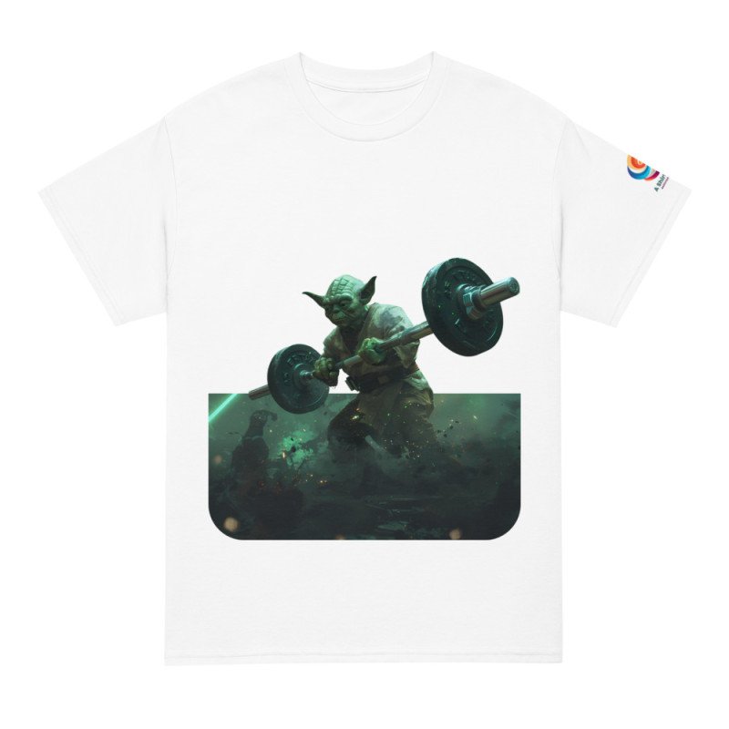 GYMRAT 002 YODA MAESTRO DE LA BARRA 01 - UNISEX Camiseta DryBlend® GYMRAT 002 YODA MAESTRO DE LA BARRA 01 - UNISEX Camiseta DryBlend®